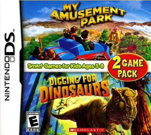 2 Game Pack - My Amusement Park + Digging for Dinosaurs (USA)